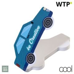 CreaStick Car, custom sticky notepad, white, AP715026
