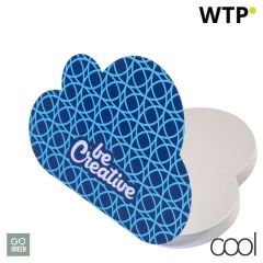 CreaStick Cloud, custom sticky notepad, white, AP715027