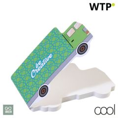 CreaStick Truck, custom sticky notepad, white, AP715025