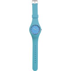 Customizable analog watch in silicone, D10078
