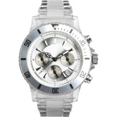 Customizable polycarbonate chronograph watch, D10654