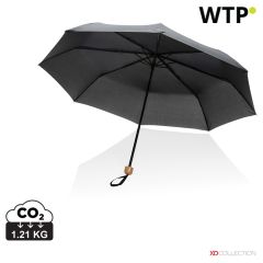20.5 Impact AWARE™ RPET 190T Pongee bamboo mini umbrella, XDP850.57-A9AA5695