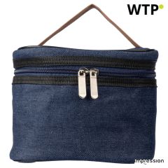 Denim cooler bag Franz, blue, 1103673-005999999