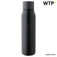 Recycled stainless steel double-walled drinking bottle (600 ml) Cassian, 1202790