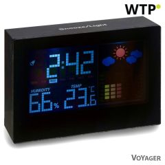 Digital weather station, black, V3068-03