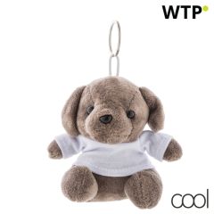 DogFob, Plüsch-Hundeschlüsselanhänger, brown, AP800055