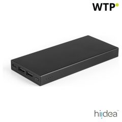 DOROTHY 10, 10.000 mAh Power bank iz recikliranega aluminija (100% rAL), črna, 97165-103