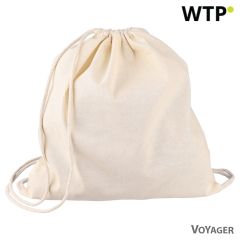 Drawstring bag, beige, VA405-18