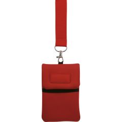Neoprene and polyester mobile phone holder, E14072