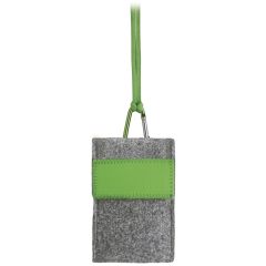 Felt and polyester mobile phone holder, E14073