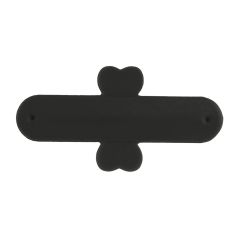 Mobile phone holder in metal and silicone, E14230