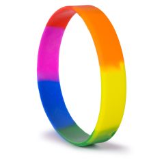 Regenbogen-Silikonarmband, verschiedene Farben, E14296