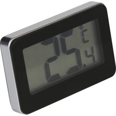 Plastik-Digitalthermometer, grau, E14322