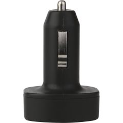 Doppel-USB-Autoladegerät aus Kunststoff und Metall, E14510