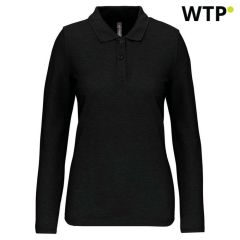 Damen Langarm-Polo-Shirt, EGWK277