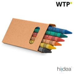 EAGLE, Box with 6 crayon, natural, 91754-160