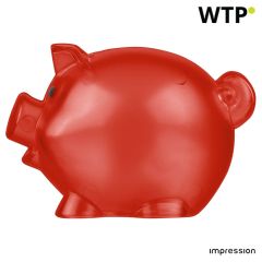 Recycled PS plastic piggy bank Vivi, 1349500