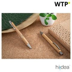 ELLIT, Penna a sfera in bambù con clip, naturale, 81009-160