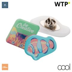 EpoBadge Midi, po meri izdelana značko, white, AP718030