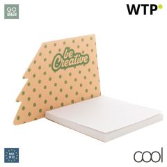 CreaStick Xmas Eco, custom sticky notepad, Christmas tree, AP716800