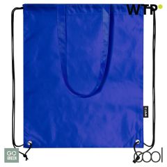 Falyan, Borsa con cordino in RPET, blue, AP733873-06