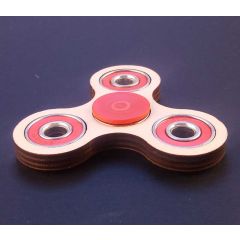 Fidget spinner - Art.008 (wood-red)