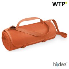 FLEECE, Fleece blanket with handle and strap (160 g/m²), red, 99077-105