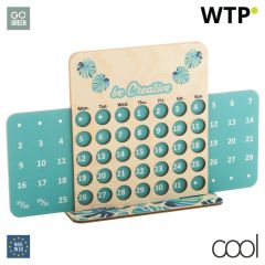 Forever Creative, custom perpetual calendar, natural, AP716728