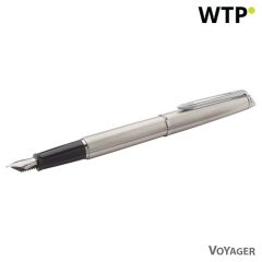 Penna a inchiostro Waterman, argento, VA802-32