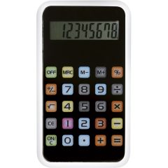 Ipod-Stil 8-stellige Kunststoffrechner, Weiß, G16257B