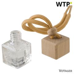 Deodorante per auto in vetro, marrone, V1230-16