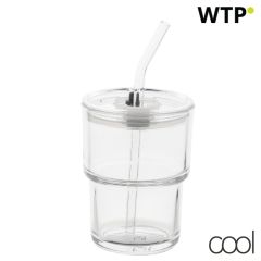 Glassip, stekleni potovalni skodelica, transparent, AP800099