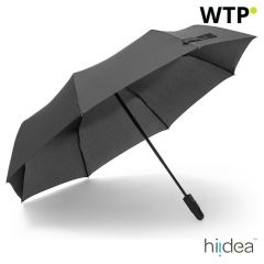 GUSTAVO, Recycled polyester (100% rPET) 190T pongee umbrella with automatic opening and closing, black, 99095-103