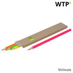 Highlighter pencil set, brown, V1190-16