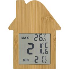 Bamboo weather station Lane, brown, 966192-011999999