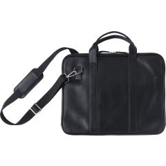 Borsa per laptop Michael | Vera pelle, nero, 971814-001999999