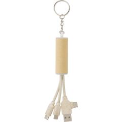 Punjački kabel Tyson | privjesak za ključe, smeđa, 976589-011999999