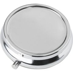 Posoda za tablete Zara | Kovinski | 3 predelki | Ogledalo, srebrna, 1015129-032999999