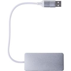 Hub USB Layton | Alluminio | 3 porte, 1015140