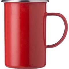 Tazza smaltata Ayden | Bordo in acciaio inox | 450 ml, 1014857
