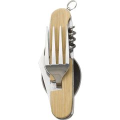 Set pribora za jelo Ainsley | Bambus | 6-u-1, smeđa, 1015128-011999999