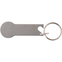 Key chain with bottle opener Gavin, silver, 739582-032999999