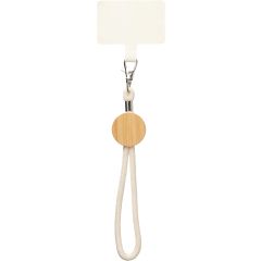 Bracciale per telefono Maxim | Cotone, cachi, 1096678-013999999