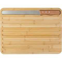 Tagliere Werner | Bambù | Con coltello, marrone, 1097558-011999999