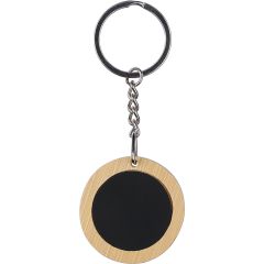 Portachiavi Gene | Bambù | Rotondo, nero, 1172270-001999999