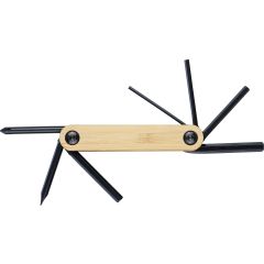 Set za popravak bicikla Edna | 7 dijelova | Bamboo, smeđa, 1172208-011999999