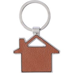 Portachiavi Jim | Riciclato | Pelle | Casa, marrone, 1172420-011999999