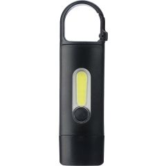 Džepna lampa Zai | Reciklirana | Punjač, crno, 1267536-001999999