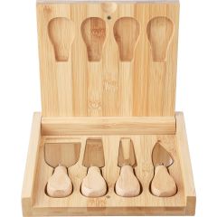 Tagliere per formaggi Zea | Bamboo | 4 pezzi, marrone, 1267539-011999999