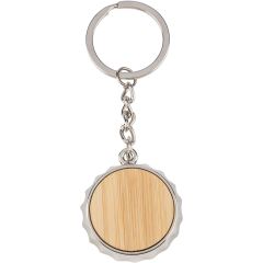Portachiavi Finn in lega di zinco, marrone, 1349509-011999999
